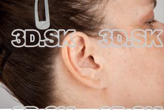 Female ear photo texture 0001